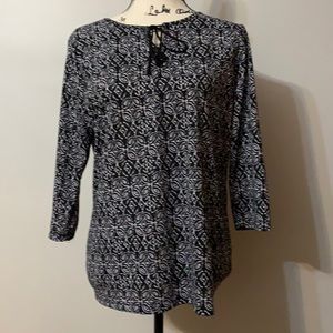 Faded Glory 3/4 length sleeve top